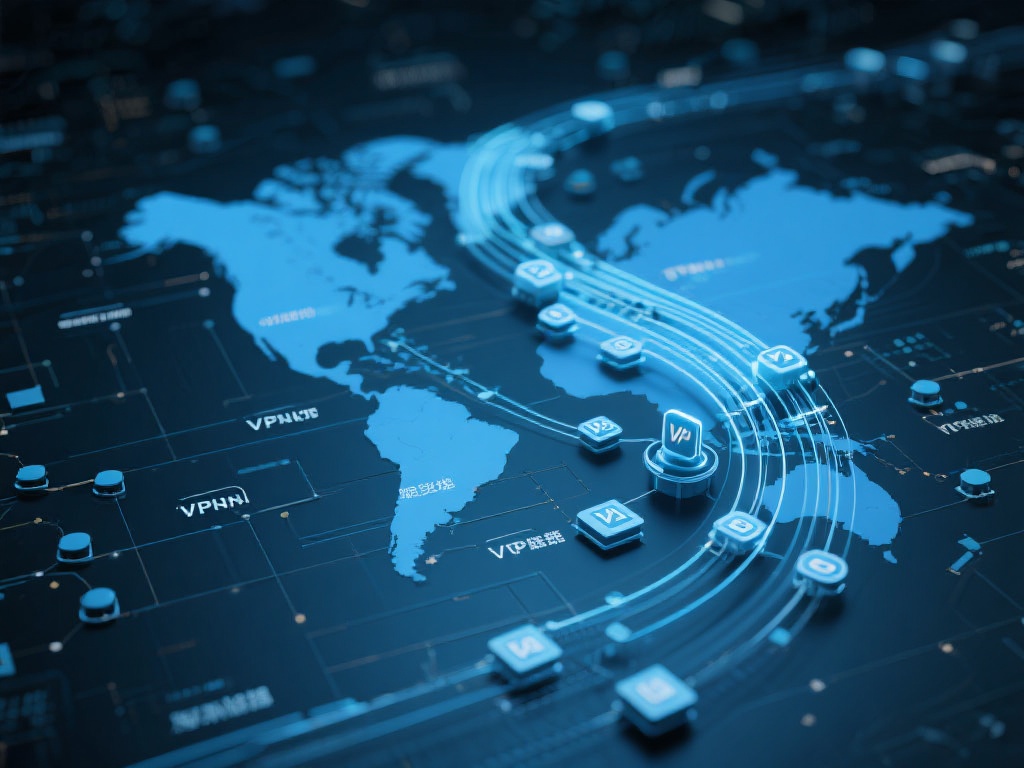 连接VPN后网速变慢的原因及优化方法 服务器距离过远
VPN工作时,数据需要绕过中间节